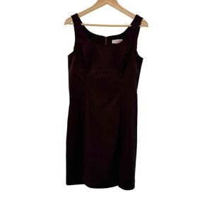 Vtg Alyn Paige Dark Burgundy Sheath Dress 9/10 Party Cocktail Dark Romantic Goth